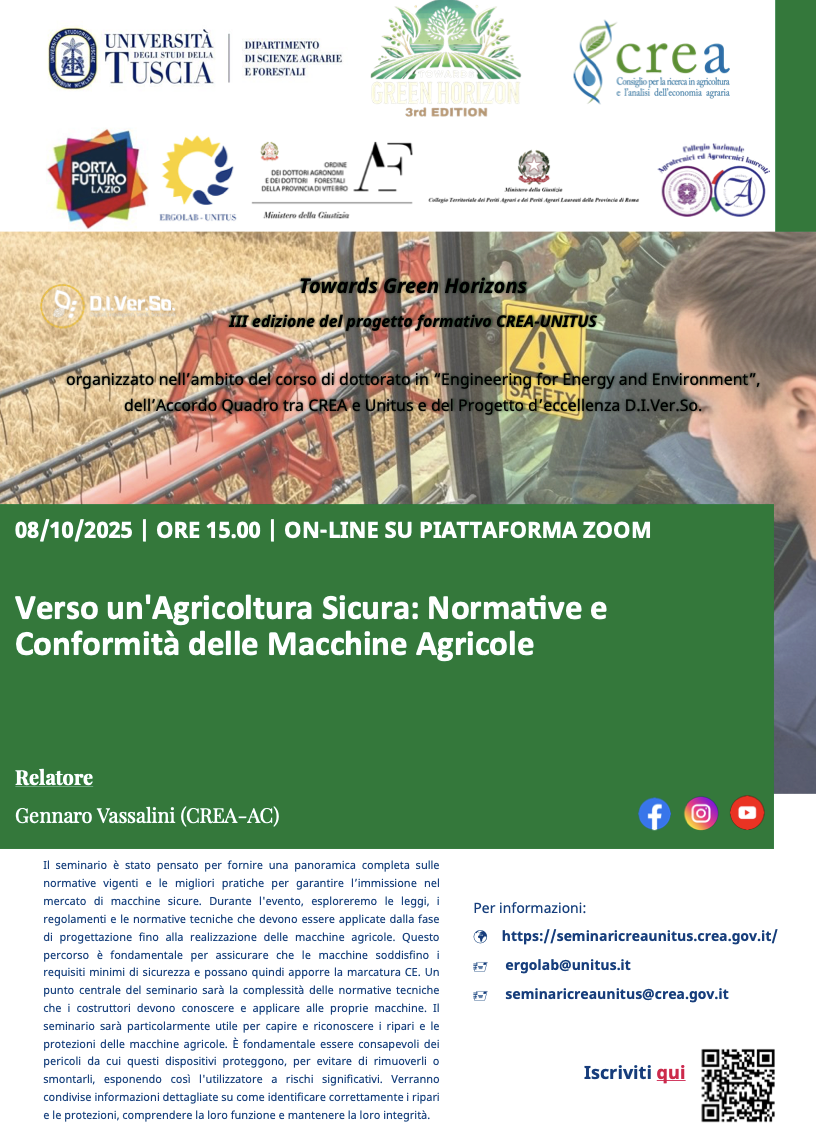 Verso un'Agricoltura Sicura: Normative e Conformità delle Macchine Agricole
